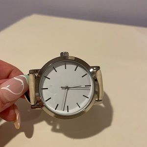 Urban Outfitters TAN pleather Watch